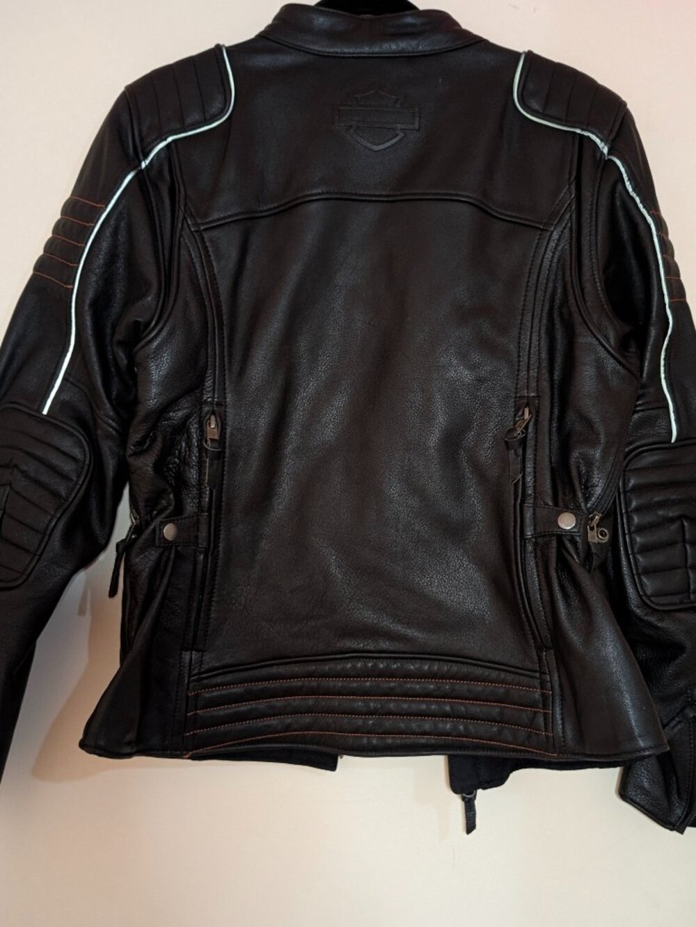 Harley-Davidson Women's Leather Riding Jacket - Size L (98004-22VW) - Picture 2 of 15